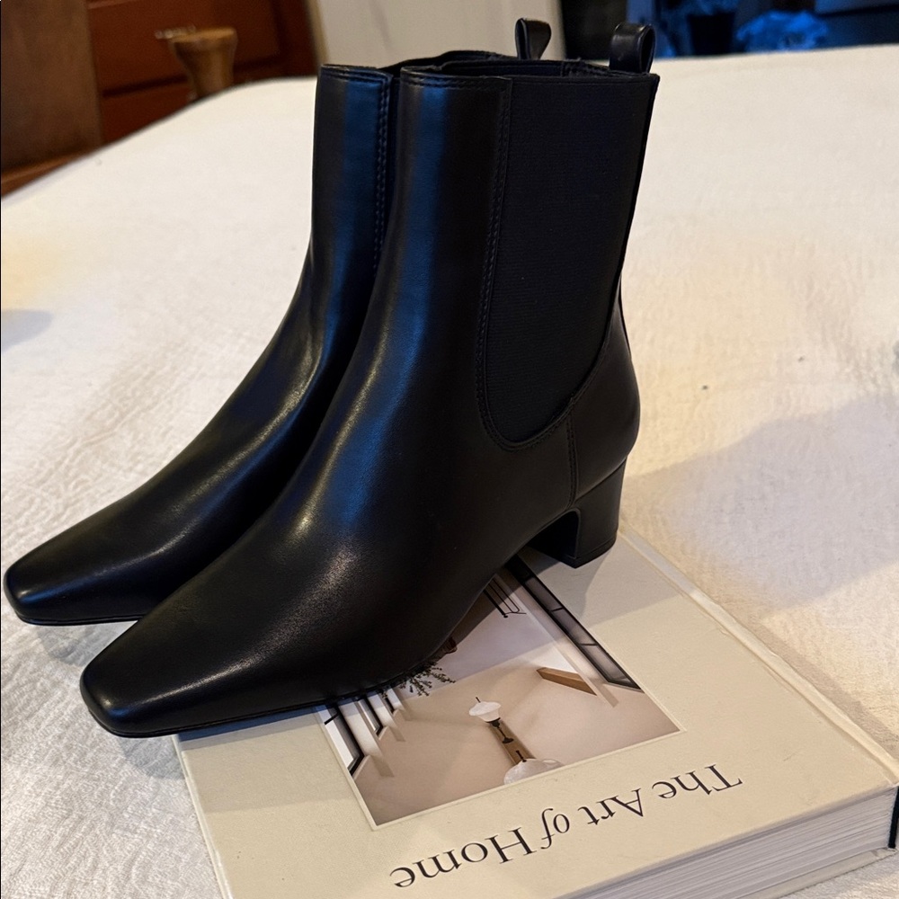 Zara Elegant Black Ankle Booties
